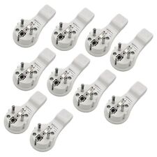 10x Schutzkontakt Winkelstecker Flachstecker flach mit Bügel 16A Strom Stecker