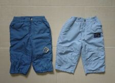 2 Hosen Set Paket Jungen Gr. 74 Winter gefüttert Schneehose Skihose hellblau 