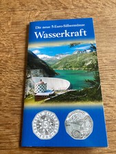 K-17) 5 EURO Gedenkmünze ÖSTERREICH 2003 Wasserkraft Austria Coin Münze KMS
