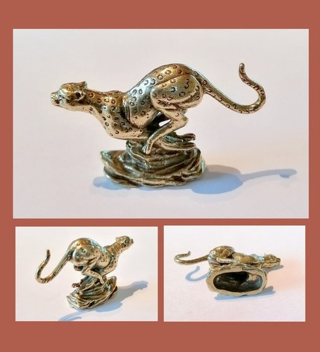Messing leopard tier figur neu - messing,