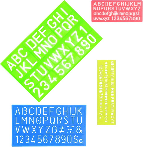 Stück buchstaben schablone - stück,