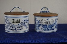 2 x Porzellan Salzfass
