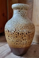XXL Bodenvase 46  cm vermutlich Scheurich  Vase Keramik  70er retro