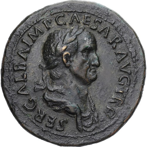 Galba sesterz 69 rome - galba,, sesterz,