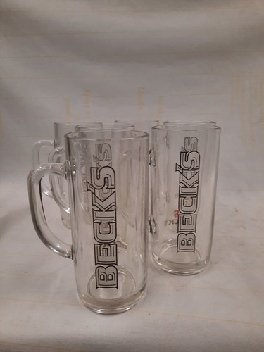 Becks bierkrug seidel krug - 6x,