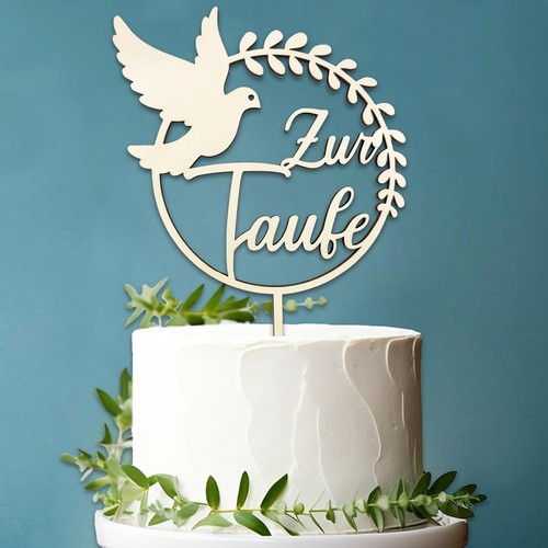 Cake topper zur taufe - taufe,