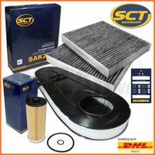 BMW 5er F10 F11 518d 520d 525d Inspektionspaket Pollenfilter Luftfilter Ölfilter