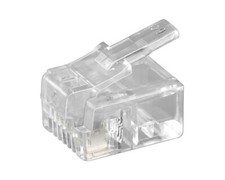 10 Stück Westernstecker RJ11