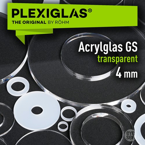 Plexiglas 4mm transparent - gs,