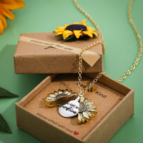 Halskette sonnenblume sonne - halskette,