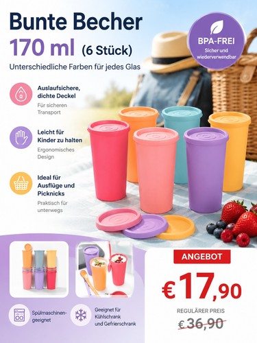 Tupperware joghurt becher - tupperware,