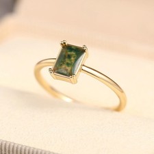 Vintage Ring Gold Grüner