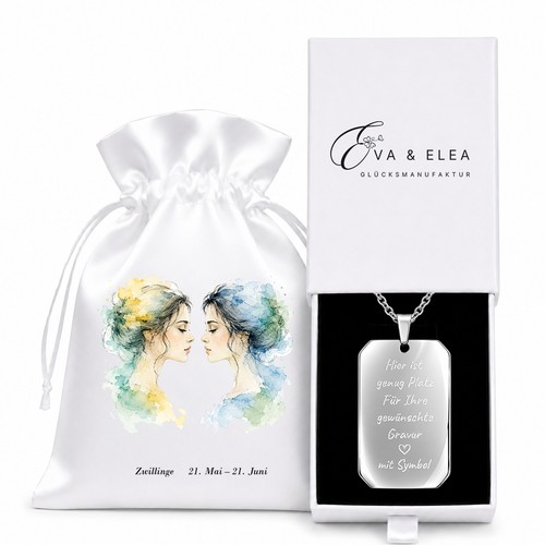 Kette mit gravur unisex - gravur,