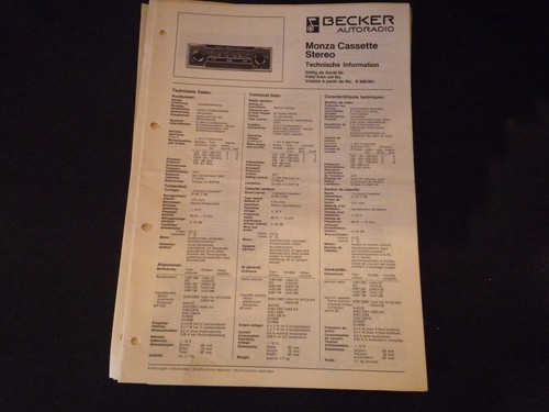 Original service manual - original,