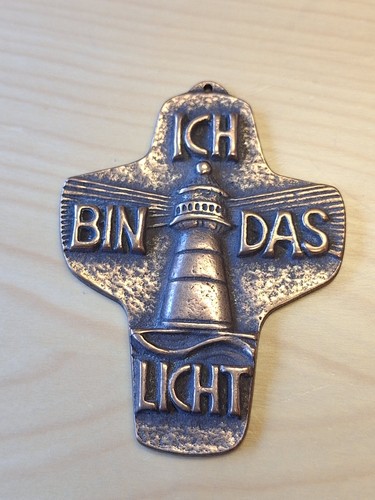 Bronzekreuz ich bin das - "ich,
