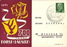 Ganzsachen Ak Forst in der