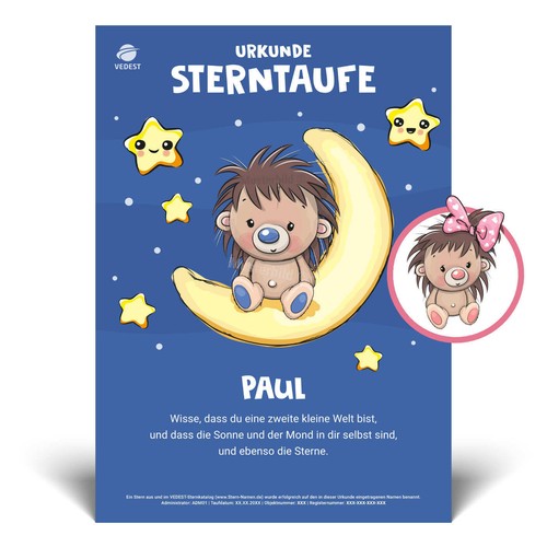 Sterntaufe geschenk jungen - sterntaufe,