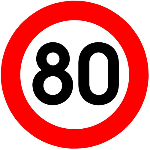 Original verkehrszeichen - verkehrszeichen, 80