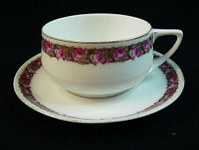 Rosenthal Donatello weiß mit Rosenkante Teegedeck Kaffeegedeck 2tlg. 1908 -  53