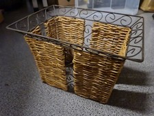 Korbe aus Rattan mit Metallboden Deko Rattankorb gebraucht schick top modern