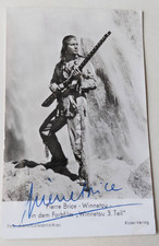 Piere Brice - Winnetou 3 (Karl May) sign. Rüdel Karte