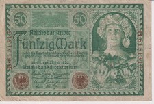 Deutsches Reich, Reichsbanknote - 50 Mark 1920