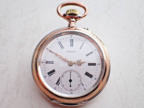Antik taschenuhr carzarès - taschenuhr, 800