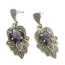 Art Deco Ohrringe 925er Silber