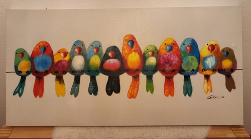 Acrylgemälde auf leinwand - acrylgemälde,