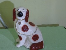 1 Staffordshire Puff Hund, Kaminhund mit Stempel siehe Foto Vintage