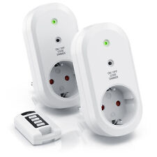 Bearware Dimmbare Steckdose Funkübertragung 2er Set 300 W, 1,2 A