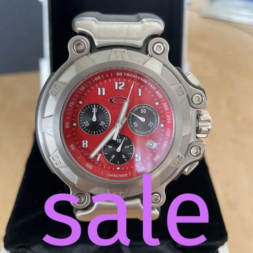 Oakley uhr rot farbe zubehör - uhr,