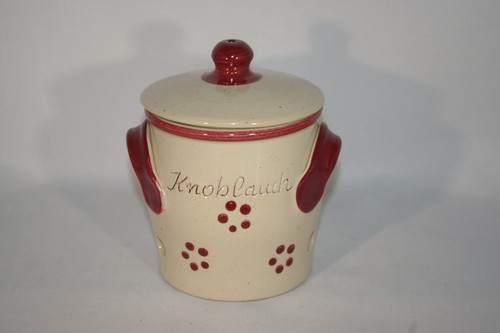 Knoblauchtopf rubin neu - rubin,