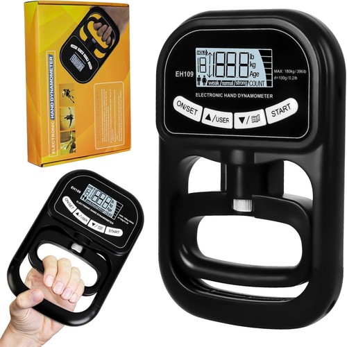 Hand dynamometer 180kg grip - 180kg,
