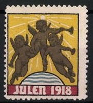 Propaganda marke julen 1918 - propaganda-marke,