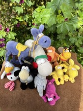 10x Mordillo Heye Plüsch Kuscheltier Konvolut Pferd Pinguin Schwein Bär Hase