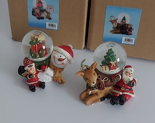 Stück schneekugel santa - 2,