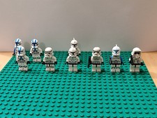 LEGO Star Wars Minifiguren 9 z.T. versch. Trooper tlws. mit Waffen