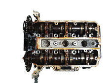 Opel Corsa C 1,0 12V Bj 03 Z10XE Zylinderkopf Nockenwelle 90400233