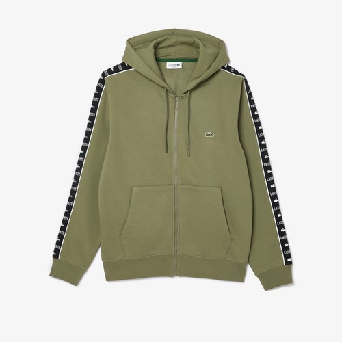 Lacoste herren hoodie - hoodie, khaki