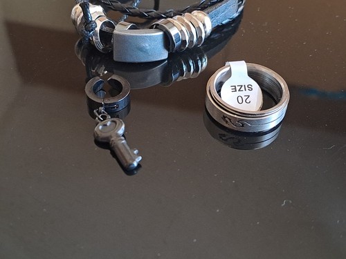 Herren schmuck set rock - herren,