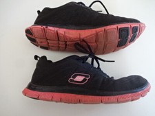 Turnschuhe " Schwarze Snekers Damen Turnschuhe - Skech-Knit - Größe 37