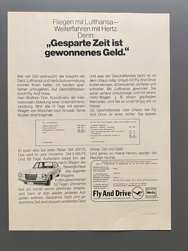 Lufthansa hertz mercedes - lufthansa, &