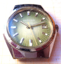 Ältere Armbanduhr PRÄTINA gebraucht Handaufzug Werk FE 140 - 10 gangbar WB4