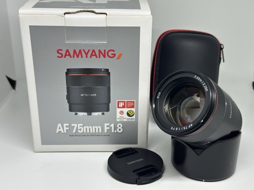 Samyang 75mm 8 sony - af, f/1.8