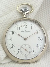 alte Taschenuhr  Omega Silber