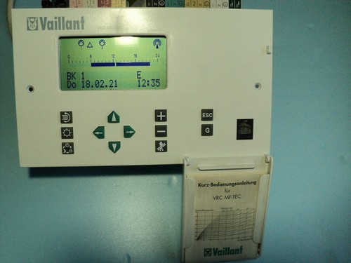 Vaillant regler vrc tec - vrc, mf-tec