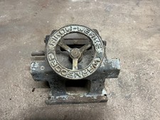 große stabile Kreissägewelle 35 mm Linksgewinde Rikow Werke Warnsdorf