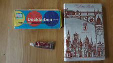 DDR: Berlin Briefpapier Friedrichstadt, Kittyfix Klebstoff, Varia Farbmal-Kasten
