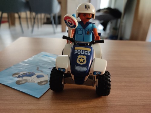 Playmobil polizei quad - playmobil,